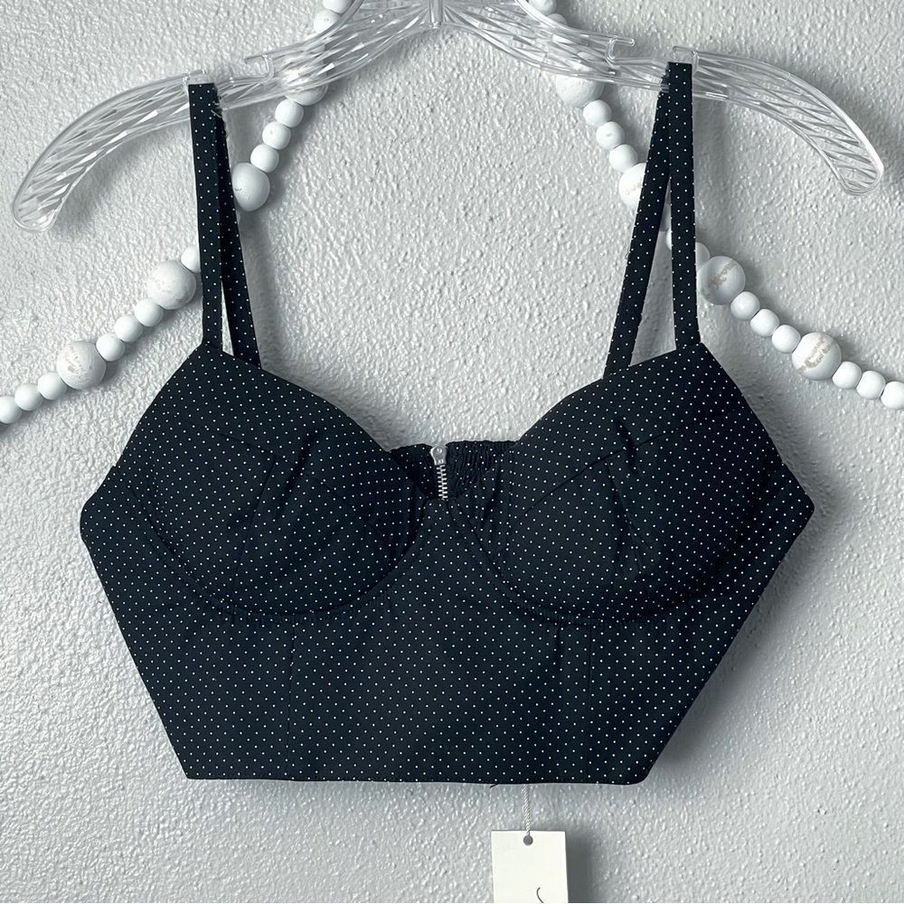 Petersyn x Revolve Anita 22Blk Bustier Crop Top